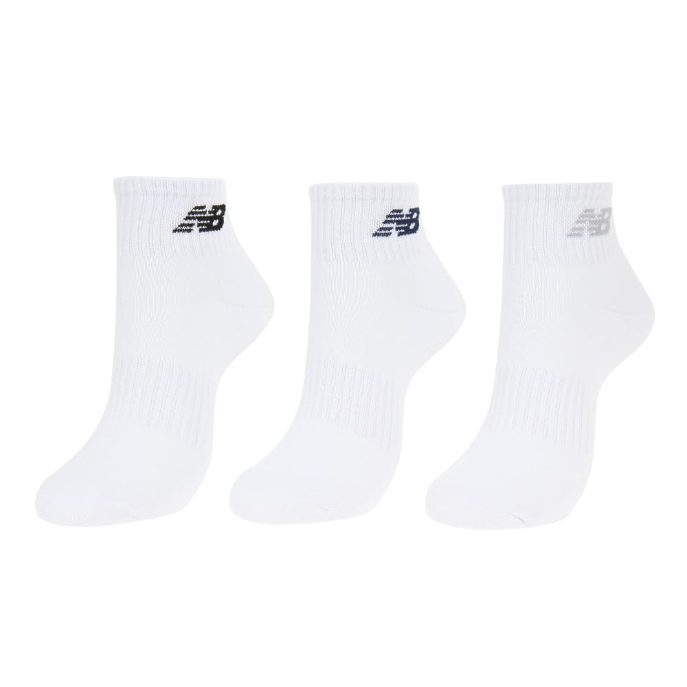 New Balance Men's Mid-Length 3-Piece Socks (LAS55637) - 3 Socks (3 Pairs, 3 Pack)