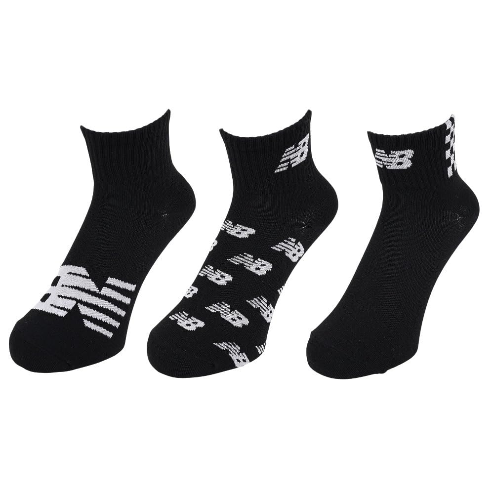 New Balance Men's Mid-Length 3-Piece Socks (LAS55637) - 3 Socks (3 Pairs, 3 Pack)