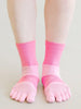 [Tabio] [WEB Exclusive] Racing Run Five-Toe Crew Socks