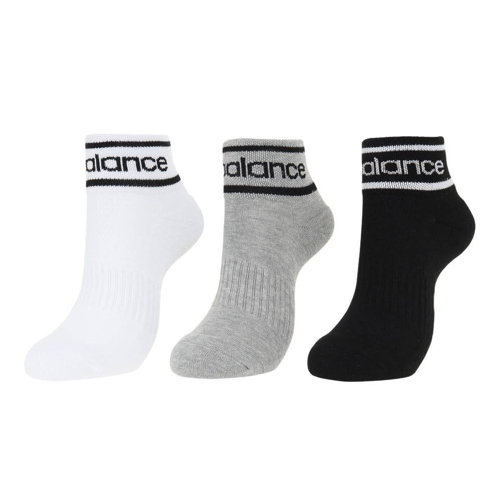 New Balance Men's Mid-Length 3-Piece Socks (LAS55637) - 3 Socks (3 Pairs, 3 Pack)