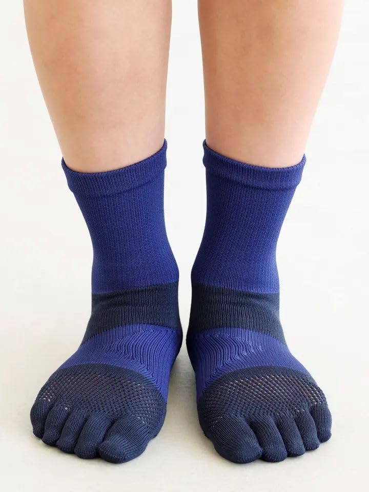 [Tabio] [WEB Exclusive] Racing Run Five-Toe Crew Socks