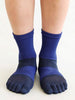 [Tabio] [WEB Exclusive] Racing Run Five-Toe Crew Socks