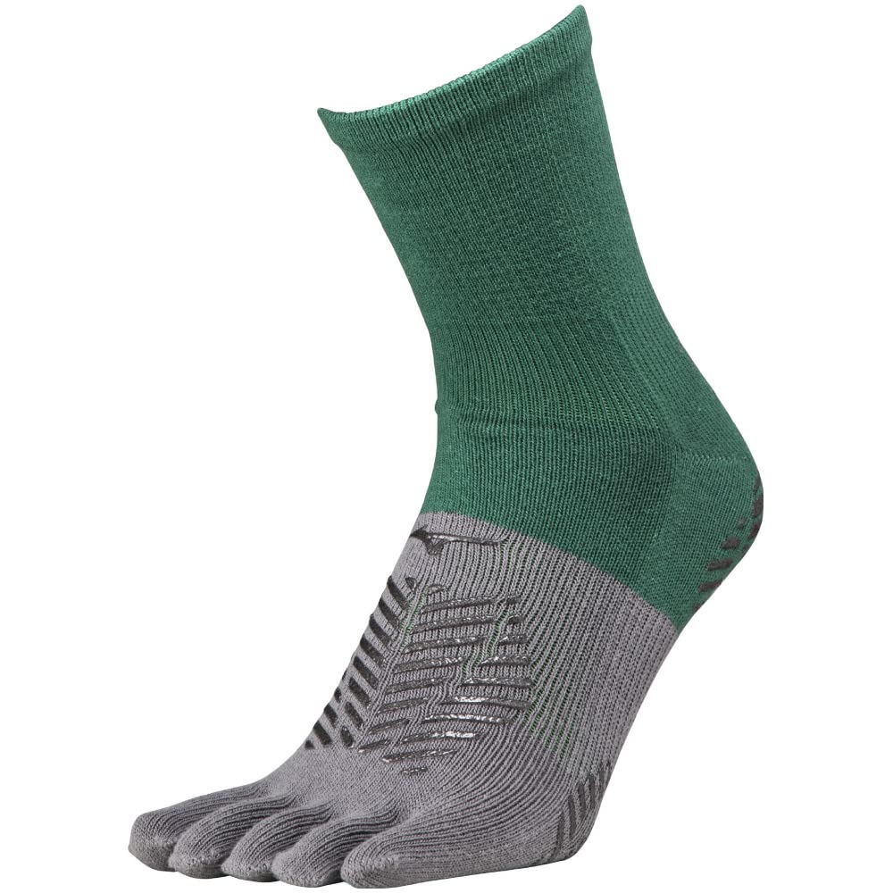 Mizuno Zero Glide P2MX2510 Short Socks, Soccer Wear, Toe Socks with Grips