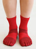 [Tabio] [WEB Exclusive] Racing Run Five-Toe Crew Socks
