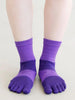 [Tabio] [WEB Exclusive] Racing Run Five-Toe Crew Socks