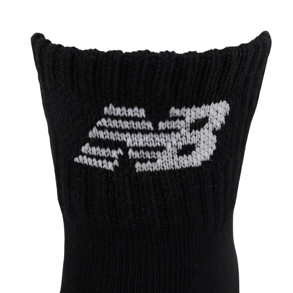 New Balance Men's Mid-Length 3-Piece Socks (LAS55637) - 3 Socks (3 Pairs, 3 Pack)