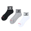 New Balance Men's Mid-Length 3-Piece Socks (LAS55637) - 3 Socks (3 Pairs, 3 Pack)