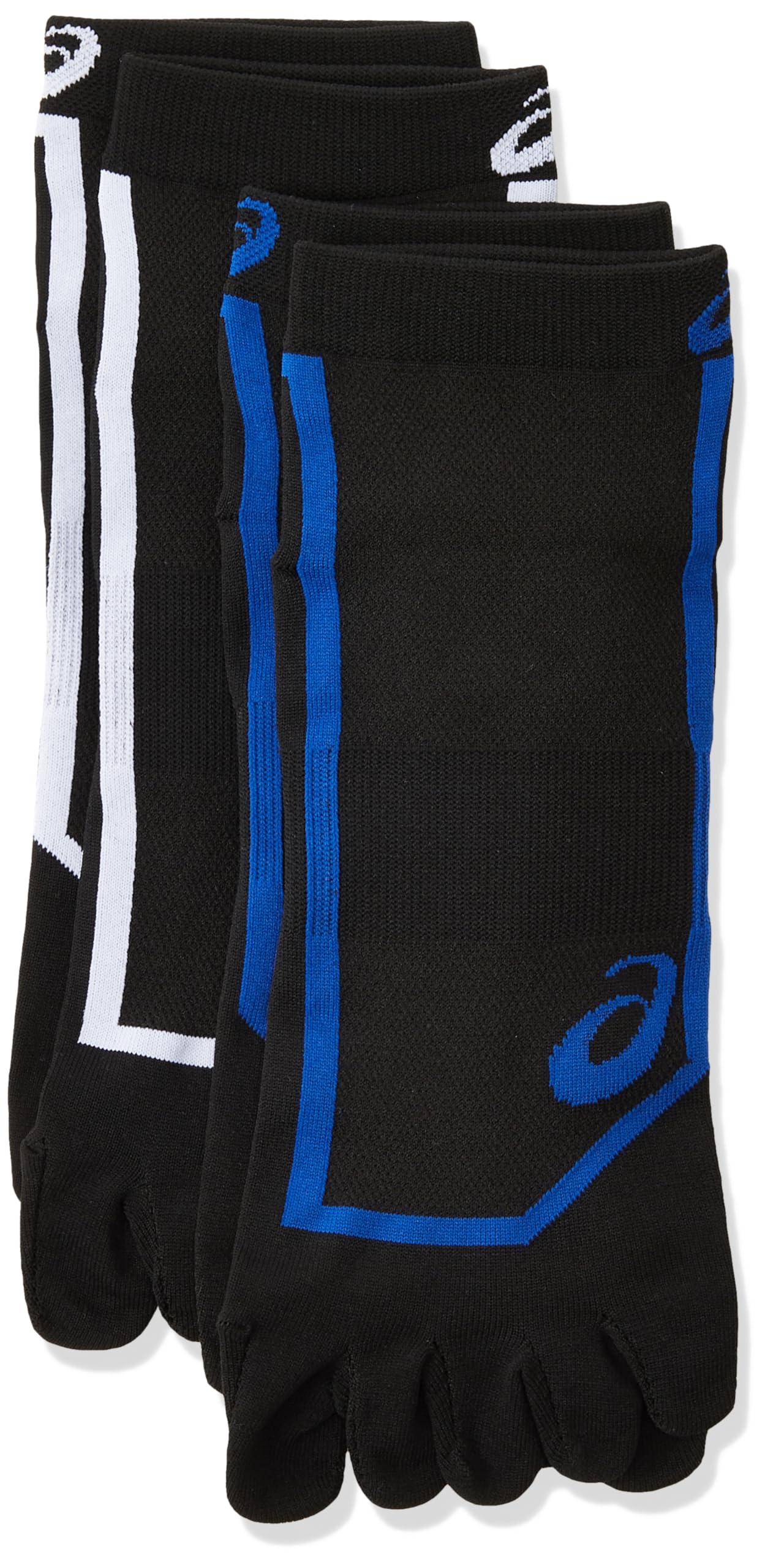 Asics 3093A027 Track and Field Wear, 2-Pair Set, 5-Toe Socks, Unisex,