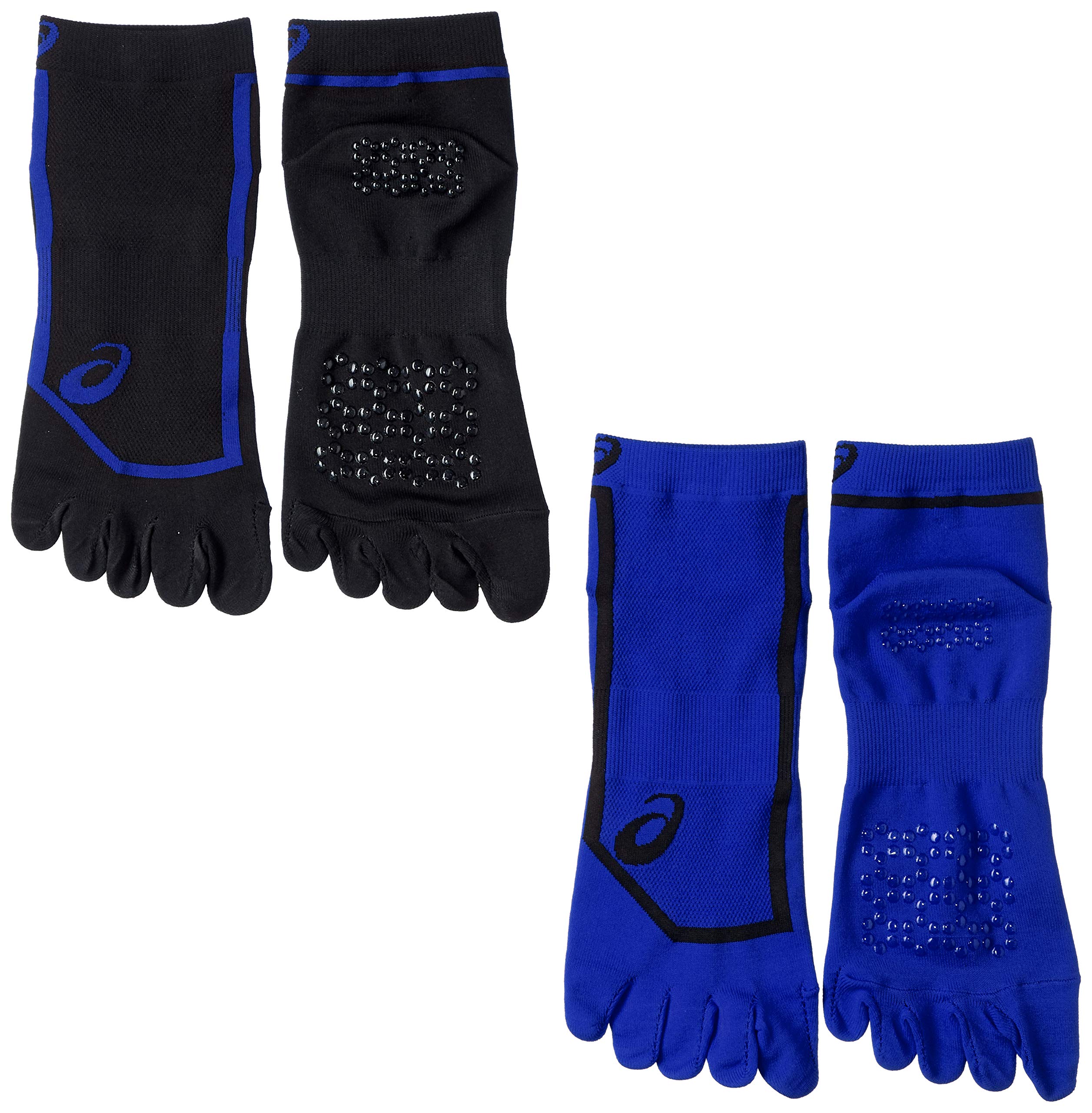 Asics 3093A027 Track and Field Wear, 2-Pair Set, 5-Toe Socks, Unisex,